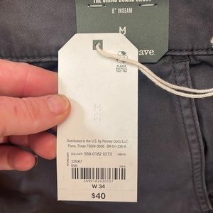 New mutual weave green shorts